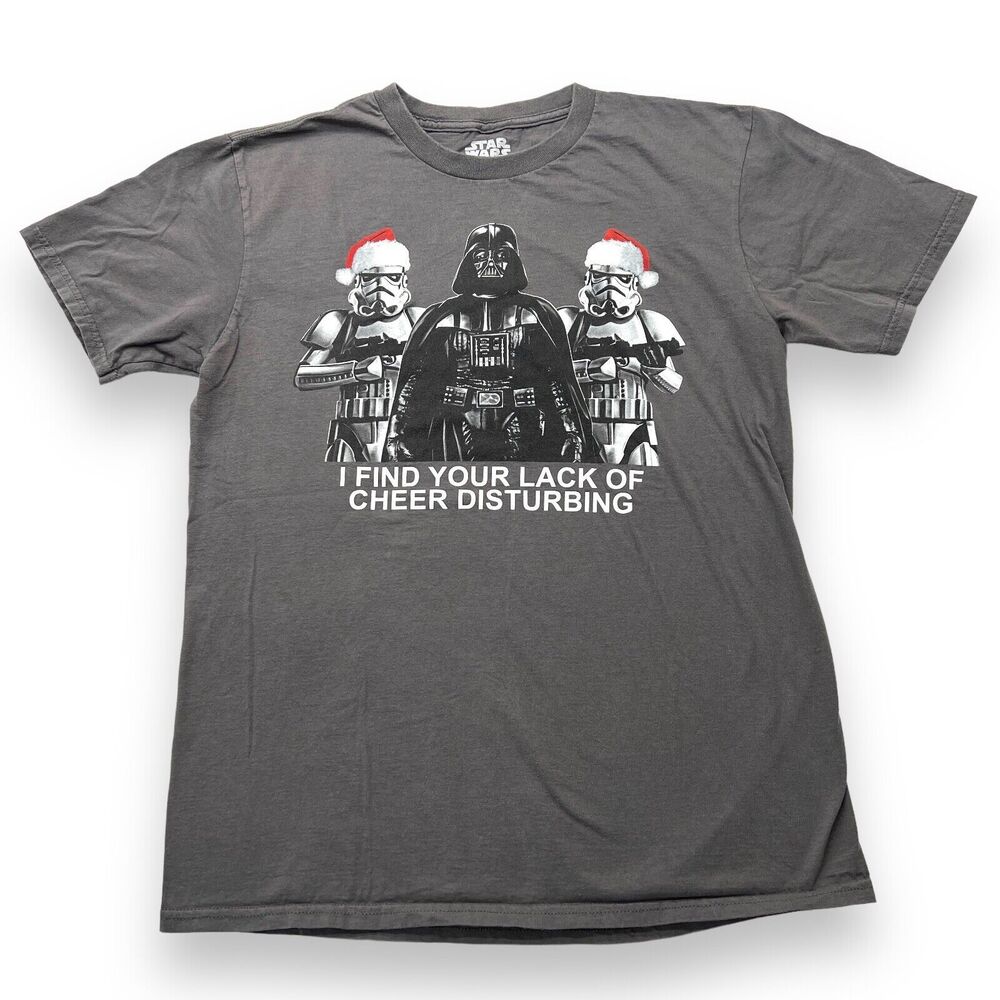 Star Wars Christmas Men's Graphic T-Shirt Sz. M